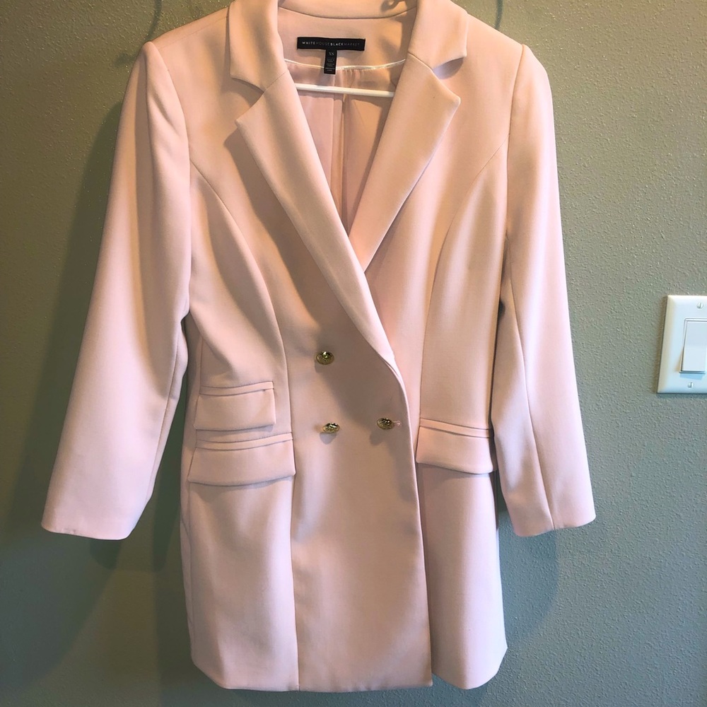 White House Black Market Longline Blazer Jacket